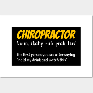 Funny Chiropractor Chiropractic Gift Posters and Art